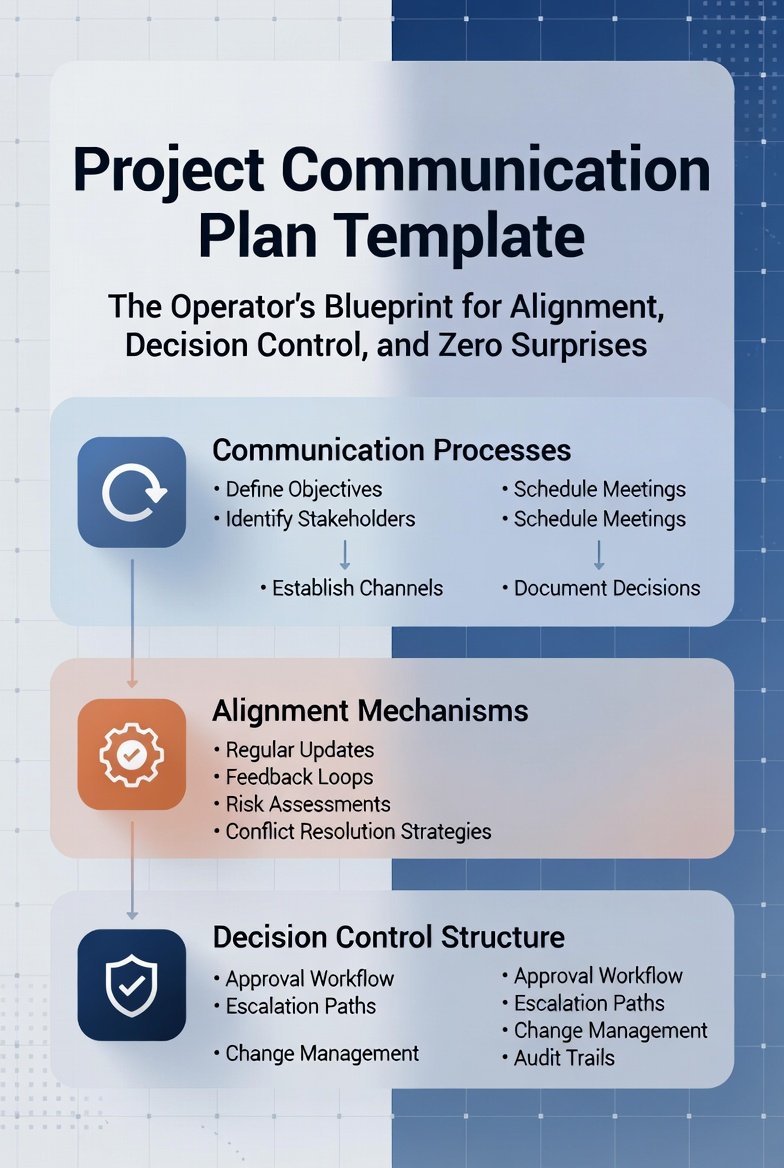 Project Communication Plan Template